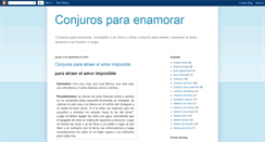 Desktop Screenshot of conjurosdeenamorar.blogspot.com