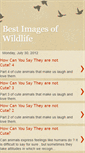 Mobile Screenshot of bestwildlifeimages.blogspot.com