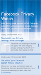 Mobile Screenshot of facebookprivacywatch.blogspot.com