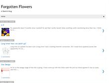 Tablet Screenshot of echoofforgottenflowers.blogspot.com