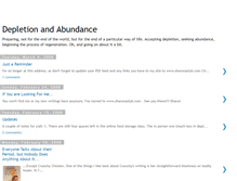 Tablet Screenshot of depletion-abundance.blogspot.com