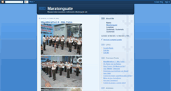 Desktop Screenshot of maratonguate.blogspot.com