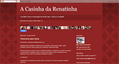 Desktop Screenshot of casinhadarenatinha.blogspot.com