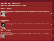 Tablet Screenshot of casinhadarenatinha.blogspot.com