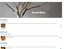 Tablet Screenshot of housewifery.blogspot.com