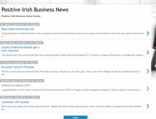 Tablet Screenshot of positiveirishbiznews.blogspot.com