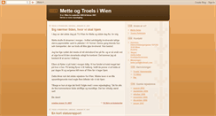 Desktop Screenshot of mette-og-troels-i-wien.blogspot.com