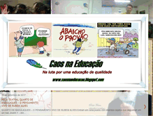 Tablet Screenshot of caosnaeducacao.blogspot.com