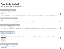 Tablet Screenshot of pagecode.blogspot.com