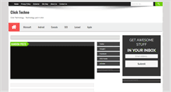 Desktop Screenshot of clicktechno.blogspot.com