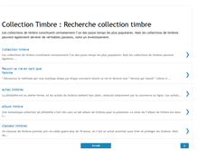 Tablet Screenshot of collection-timbre.blogspot.com