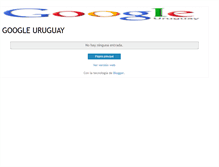 Tablet Screenshot of googleuruguay.blogspot.com