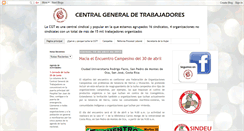 Desktop Screenshot of centralgeneraltrabajadorescr.blogspot.com