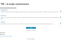 Tablet Screenshot of lamodevestimentaire.blogspot.com