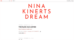 Desktop Screenshot of ninakinert.blogspot.com
