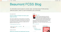 Desktop Screenshot of beaumontfcss.blogspot.com