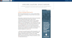 Desktop Screenshot of online-dating-discussion.blogspot.com