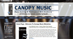 Desktop Screenshot of canopymusic.blogspot.com