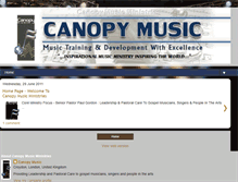 Tablet Screenshot of canopymusic.blogspot.com