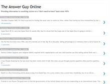 Tablet Screenshot of answerguy.blogspot.com