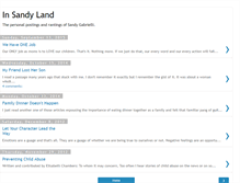 Tablet Screenshot of insandyland.blogspot.com