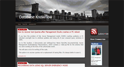 Desktop Screenshot of databaseknowhow.blogspot.com