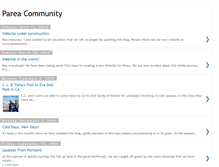 Tablet Screenshot of pareacommunity.blogspot.com