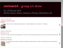 Tablet Screenshot of connect4artshow.blogspot.com