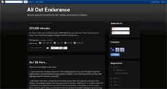 Desktop Screenshot of alloutendurance.blogspot.com