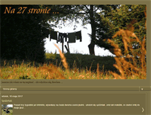 Tablet Screenshot of na27stronie.blogspot.com