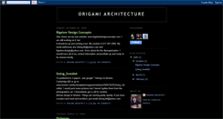 Desktop Screenshot of origamiarchitecture.blogspot.com