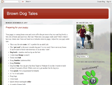 Tablet Screenshot of browndogtales.blogspot.com