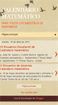 Mobile Screenshot of calendariomatematico.blogspot.com