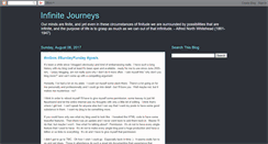 Desktop Screenshot of infinitejourneys.blogspot.com