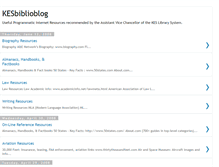Tablet Screenshot of kesbiblioblog.blogspot.com