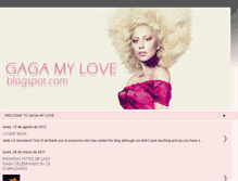 Tablet Screenshot of gagamylove.blogspot.com