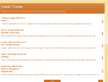 Tablet Screenshot of install-itunes.blogspot.com
