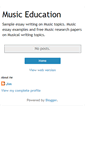 Mobile Screenshot of music-and-education.blogspot.com