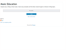 Tablet Screenshot of music-and-education.blogspot.com