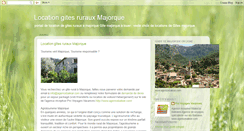 Desktop Screenshot of location-gites-majorque.blogspot.com