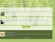 Tablet Screenshot of location-gites-majorque.blogspot.com