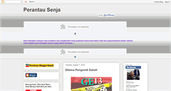 Desktop Screenshot of perantausenja.blogspot.com