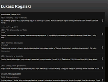 Tablet Screenshot of lukaszrogalski.blogspot.com