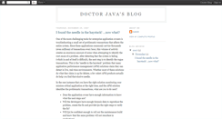 Desktop Screenshot of doctorjavablog.blogspot.com