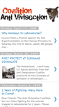 Mobile Screenshot of antivivisection-coalition.blogspot.com