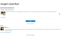 Tablet Screenshot of googlesgoldrush.blogspot.com