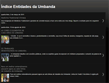 Tablet Screenshot of indiceentidadesdaumbanda.blogspot.com