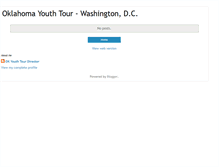 Tablet Screenshot of okyouthtour.blogspot.com