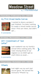 Mobile Screenshot of meadowstreetmemoirs.blogspot.com