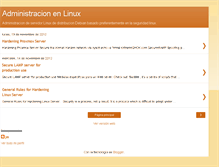 Tablet Screenshot of administracionlinux.blogspot.com